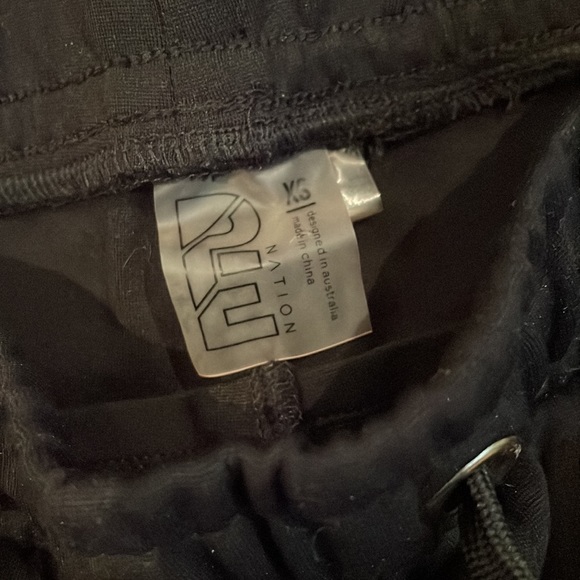 P.E Nation Black Slim Track Pants with Side Logo - Picture 7 of 9